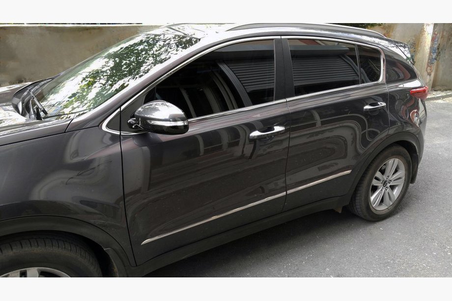 Kia Sportage 2015–2021 Deurstrip (set van 4, RVS) OmsaLine - Italiaans roestvrij staal Image