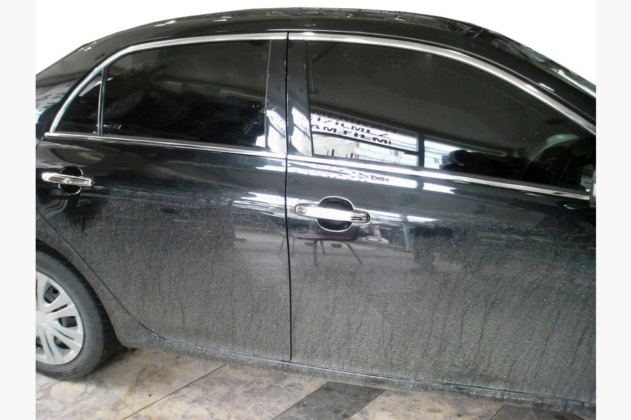 Toyota Corolla 2007–2013 Bovenste raamlijsten (4 stuks, RVS) Image