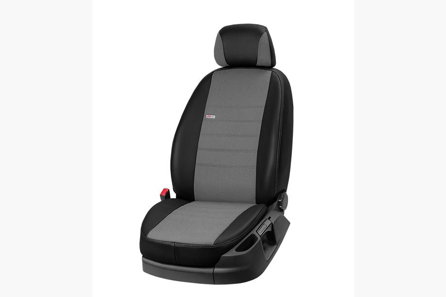 Honda CRV 2012–2016 Autostoelhoezen eco-leer + stof + Alcantara Eco Comfort (complete interieur) Foto 5