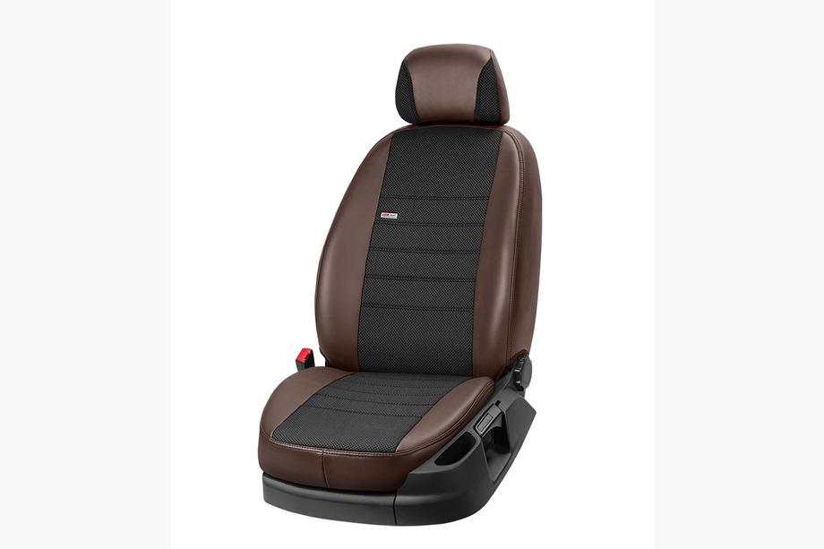 Honda CRV 2012–2016 Autostoelhoezen eco-leer + stof + Alcantara Eco Comfort (complete interieur) Foto 6