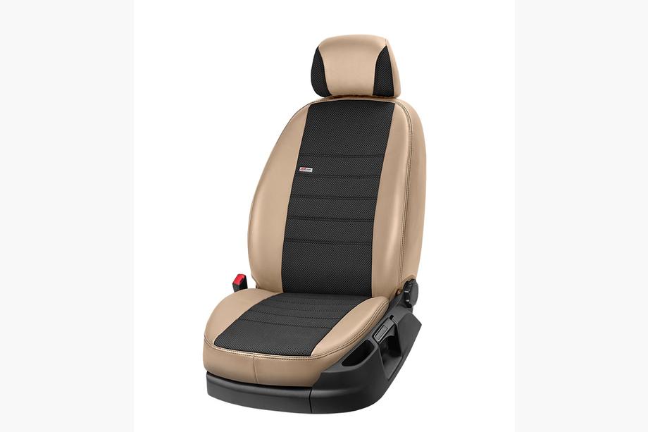 Honda CRV 2012–2016 Autostoelhoezen eco-leer + stof + Alcantara Eco Comfort (complete interieur) Foto 8