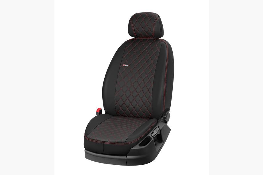 Dodge Journey 2008–2020 Stoelhoezen van eco-leer Eco Grand 2020 (3 rijen) Image