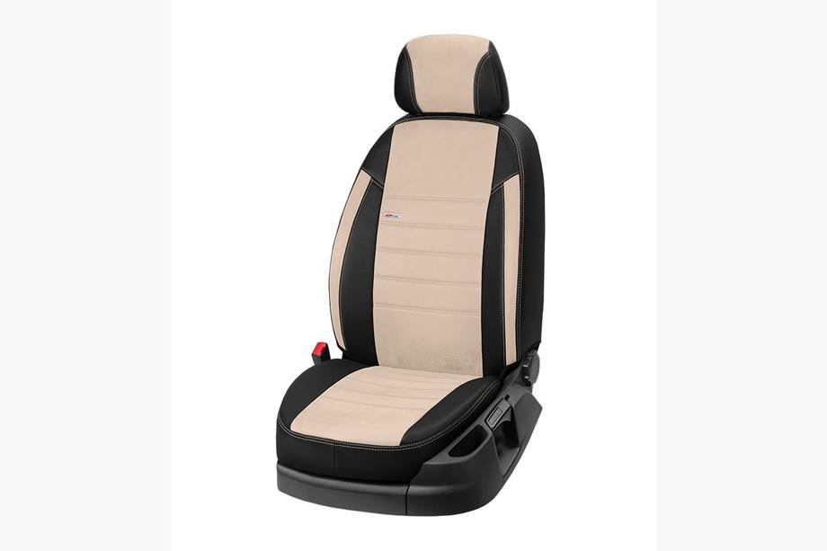 Renault Clio III 2005–2012 Autostoelhoezen eco-leer+stof+antara Eco Laser Antara 2020 (complete set) Foto 10