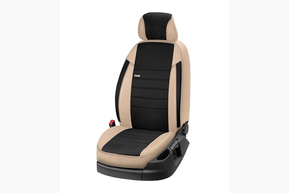 Renault Clio III 2005–2012 Autostoelhoezen eco-leer+stof+antara Eco Laser Antara 2020 (complete set) Foto 11