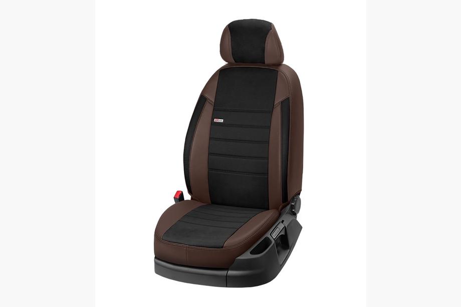 Renault Clio III 2005–2012 Autostoelhoezen eco-leer+stof+antara Eco Laser Antara 2020 (complete set) Foto 12