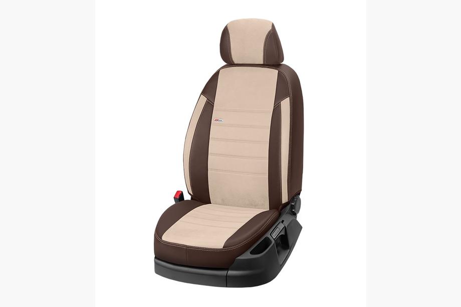 Renault Clio III 2005–2012 Autostoelhoezen eco-leer+stof+antara Eco Laser Antara 2020 (complete set) Foto 13