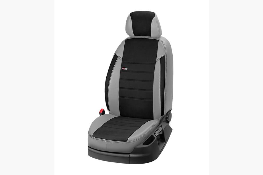 Renault Clio III 2005–2012 Autostoelhoezen eco-leer+stof+antara Eco Laser Antara 2020 (complete set) Foto 9