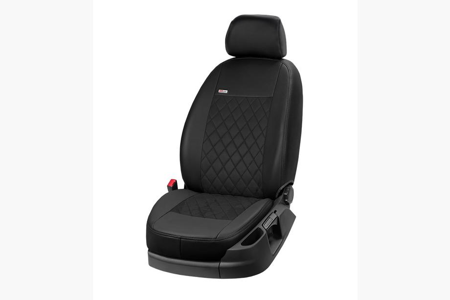 Ford Ranger 2011–2022 Autostoelhoezen eco-leer+stof+Alcantara Eco Prestige Antara (volledige set) Foto 2