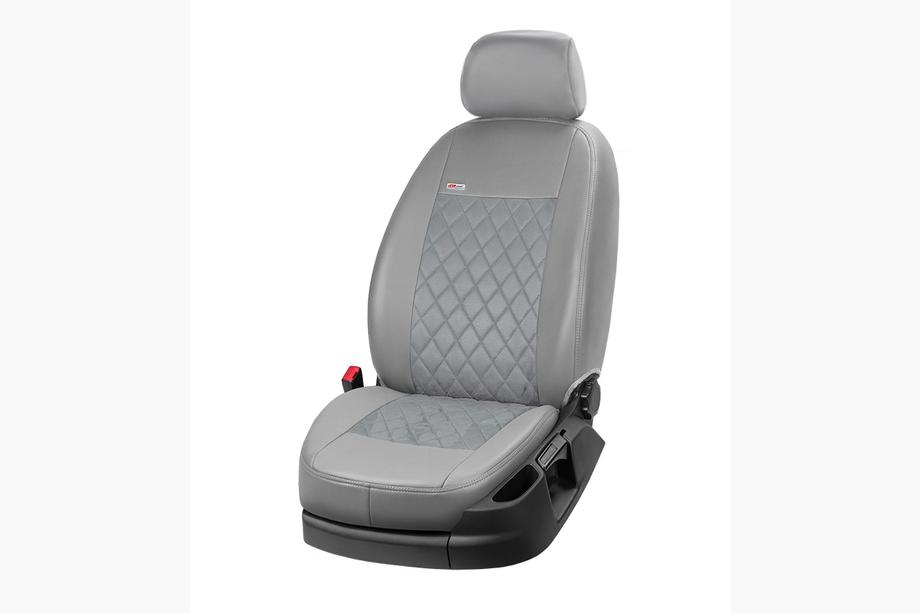 Ford Ranger 2011–2022 Autostoelhoezen eco-leer+stof+Alcantara Eco Prestige Antara (volledige set) Foto 3