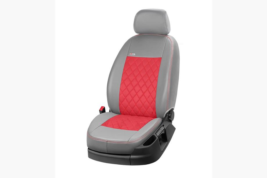Ford Ranger 2011–2022 Autostoelhoezen eco-leer+stof+Alcantara Eco Prestige Antara (volledige set) Foto 5