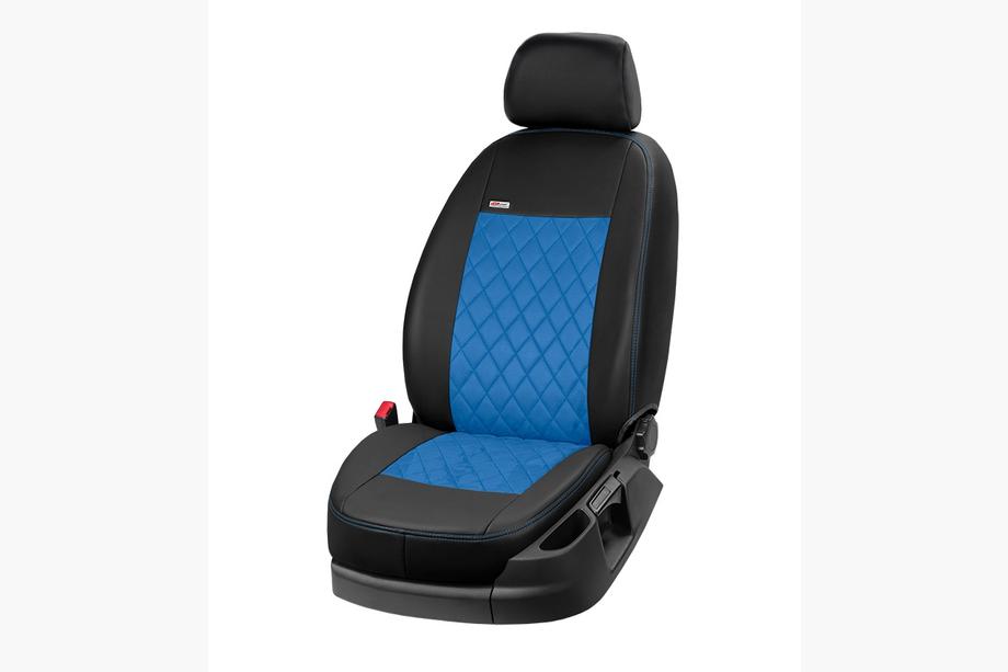 Ford Ranger 2011–2022 Autostoelhoezen eco-leer+stof+Alcantara Eco Prestige Antara (volledige set) Foto 6