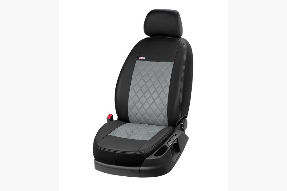 Ford Ranger 2011–2022 Autostoelhoezen eco-leer+stof+Alcantara Eco Prestige Antara (volledige set) Foto 9