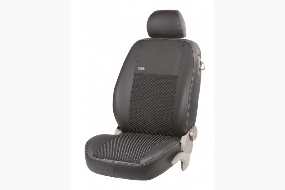Mercedes Sprinter W907/W910 2018– Autostoelhoezen eco-leer+stof Eco Classic (8 of 9 zitplaatsen) Image