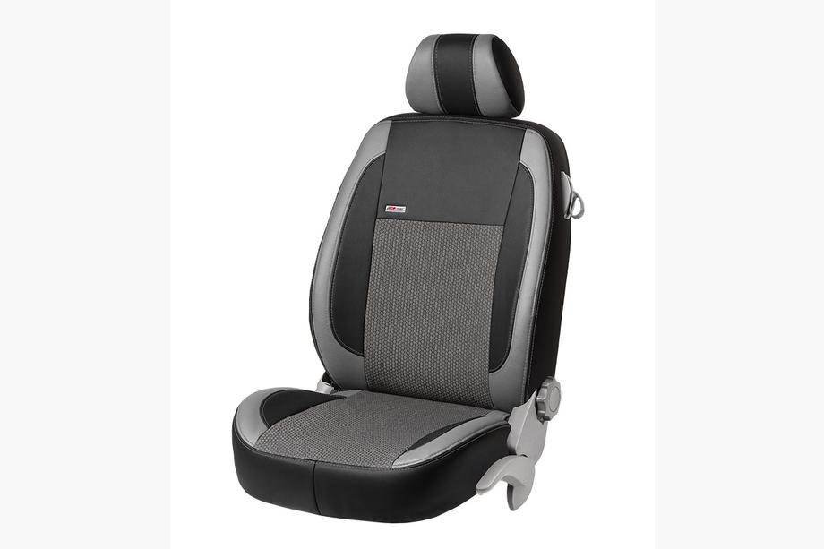 Honda Civic Sedan VII 2001–2006 Autostoelhoezen eco-leer + stof + Alcantara VIP Elite (complete interieur) Foto 8