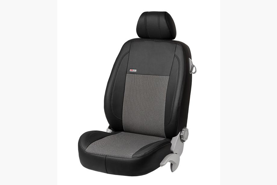 Honda Civic Sedan VII 2001–2006 Autostoelhoezen eco-leer + stof + Alcantara VIP Elite (complete interieur) Foto 9
