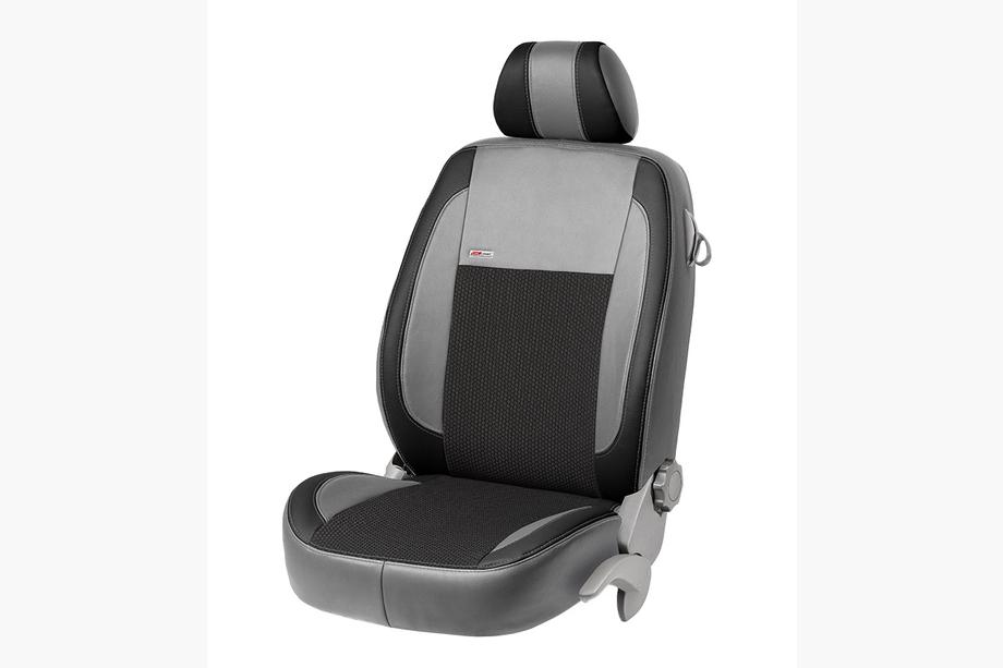 Honda Civic Sedan VII 2001–2006 Autostoelhoezen eco-leer + stof + Alcantara VIP Elite (complete interieur) Foto 14