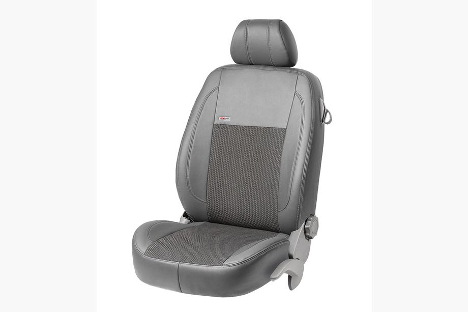 Honda Civic Sedan VII 2001–2006 Autostoelhoezen eco-leer + stof + Alcantara VIP Elite (complete interieur) Foto 2