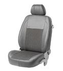 Renault Master 2011–2023 Autostoelhoezen kunstleer+stof+Alcantara VIP Elite (voorstoelen) foto 2