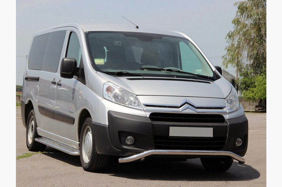 Citroen Jumpy 2007–2017 Voorbeschermbeugel ST007 (RVS) 60 mm Image