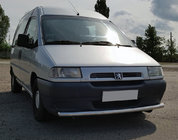 Citroen Jumpy 1996–2007 Voorbumperbescherming ST008 (RVS) foto 1