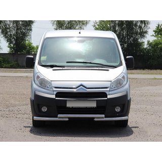 Voorbeschermbeugel ST009 (RVS) Citroen Jumpy 2007–2017 foto 1