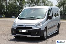 Citroen Jumpy 2007–2017 Voorbeschermbeugel ST009 (RVS) 51 mm foto 2