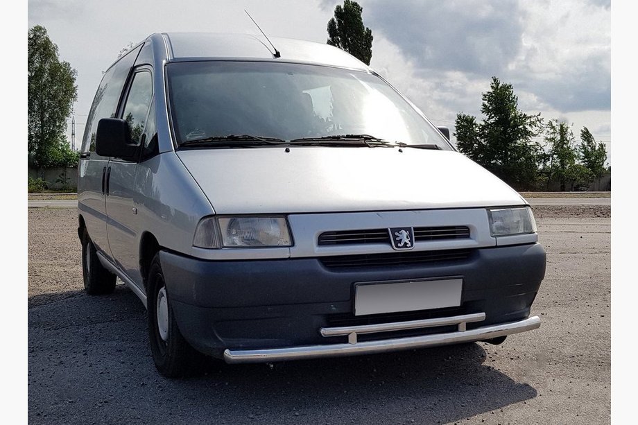 Citroen Jumpy 1996–2007 RVS voorbescherming ST016 Image