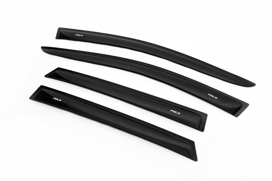 Volkswagen Polo 2010–2017 Raamdeflectoren HB (4 stuks, ANV) Image