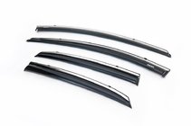 Hyundai I-30 2012–2017 Raamwindschermen met chroomlijst HB (4 stuks, Niken) foto 1