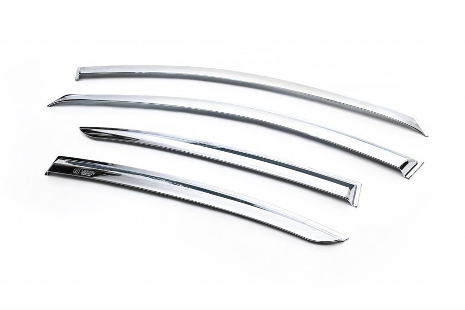 Chevrolet Cruze 2009–2015 Chromen raamdeflectoren SD (set van 4, Korea) Image