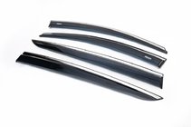 Kia Sportage 2015–2021 Raamwindschermen met chroomlijst (set 4 stuks, Niken) foto 3