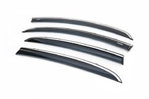 Opel Corsa D 2007–2014 Raamwindschermen met chromen sierlijst (set van 4, Niken) foto 1