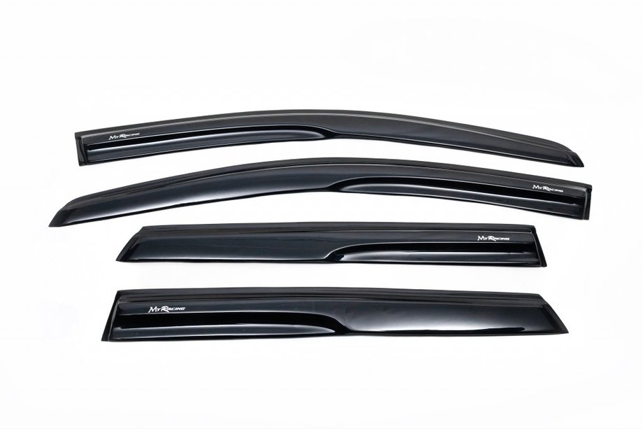 Nissan Qashqai 2010–2014 Raamdeflectoren (set van 4, MyRacing) Image