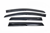Nissan Qashqai 2010–2014 Raamdeflectoren (set van 4, MyRacing) foto 1