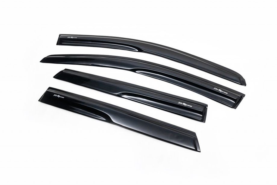 Nissan Qashqai 2007–2010 Raamdeflectoren (set van 4, MyRacing) Image