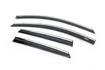 Toyota Auris 2012–2018 Raamwindschermen met chroomstrip Niken (2012-2015, HB/SW, 4 stuks) foto 1