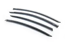 Volkswagen Passat B7 2012–2015 Raamdeflectoren met chromen sierlijst SD (EU, 4 stuks, Niken) foto 4
