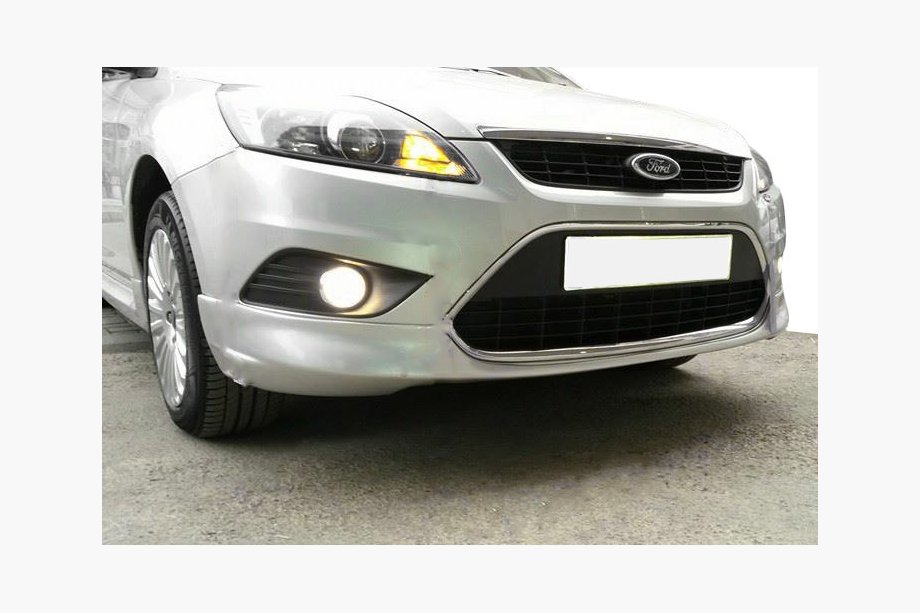 Ford Focus II 2008–2011 Voorbumper lipspoiler Sedan (spuitklaar) Image
