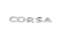 Opel Corsa C 2000–2006 Embleem opschrift Corsa 12,5 cm x 1,6 cm foto 1