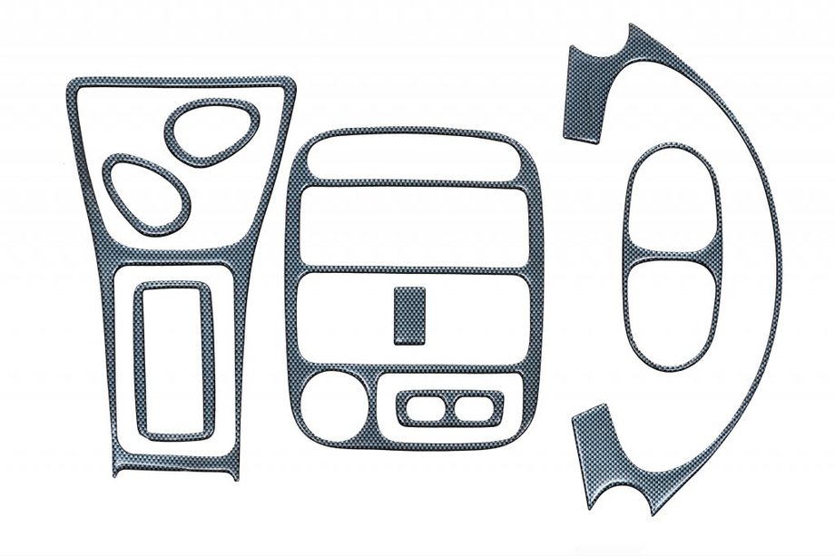 Hyundai Accent 1994–1999 Dashboard sierlijsten Titanium Image