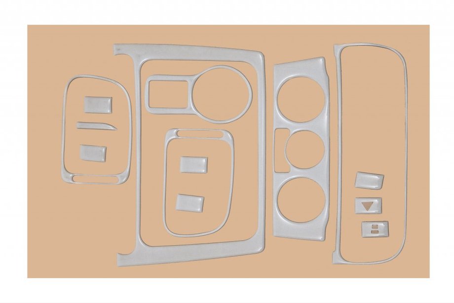 Volkswagen Polo 2010–2017 Dashboard sierlijsten Aluminium Image
