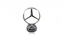 Mercedes S-class W140 1991–1998 Embleem met richtkruis (met opschrift) foto 1