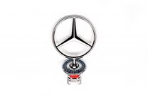 Mercedes C-Klasse W203 2000–2007 Embleem met richtkruis (met opschrift) foto 2