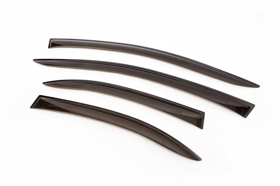 Mitsubishi Lancer X 2008– Raamdeflectoren (set van 4, ANV) Image