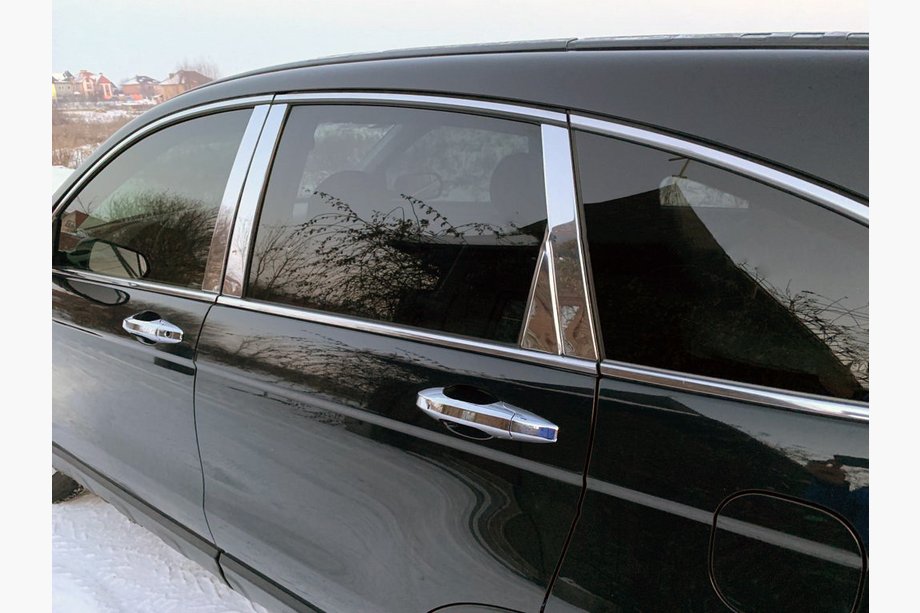 Honda CR-V 2007–2011 RVS deurstijl sierlijsten (8 stuks) Foto 6
