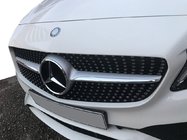 Mercedes C-klasse W205 2014–2021 Voorgrille Diamond Silver (voor Avantgarde/AMG-Line/C43 AMG) 2014-2018, zonder camera foto 7