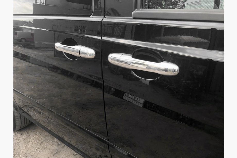 Mercedes Vito W639 2004–2014 RVS deurgreepkappen 3 stuks, Carmos - Turks roestvrij staal Image