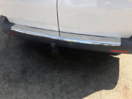 Volkswagen T5 2010–2015 RVS achterbumperbescherming met omgezette rand (Carmos V1) foto 1