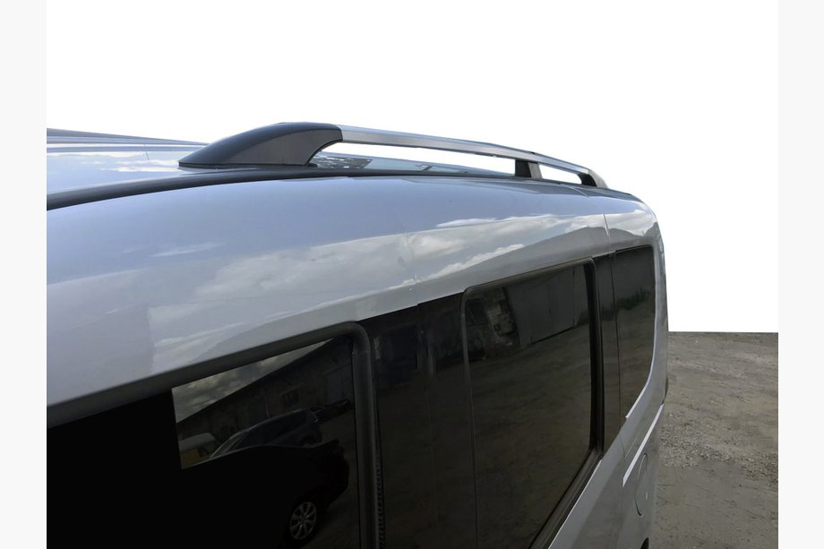 Opel Combo 2012–2018 OPRUIMING!!! Dakrails grijs metallic (kunststof voeten) Image