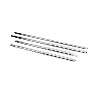 Deurstrips (set van 4, RVS) foto 2